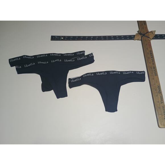 Libella Seamless Thong Underwear - Black & Blue - NWT 3pk - Picture 5 of 5